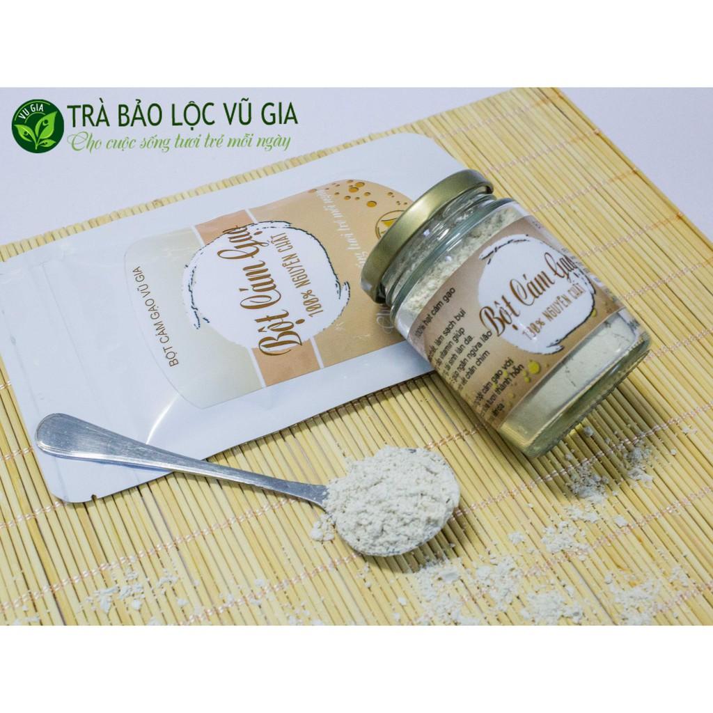 Bột Cám Gạo Nguyên Chất Vũ Gia (100g/hũ) - Sản phẩm thiên nhiên đắp mặt nạ