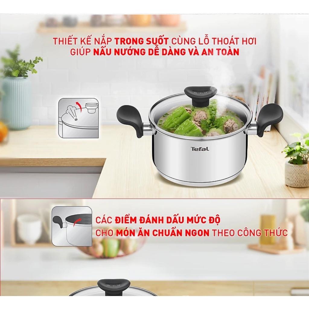 Nồi Tefal Primary E3084435 20cm  3L - Hàng Chính Hãng