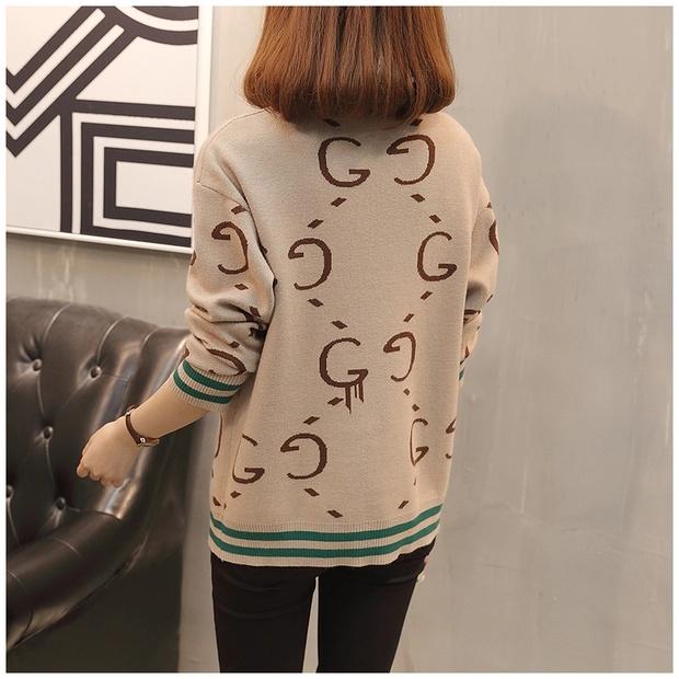 Áo Khoác Len Cardigan Nữ - Áo Khoác Len Phối Màu Mẫu Mới 2021