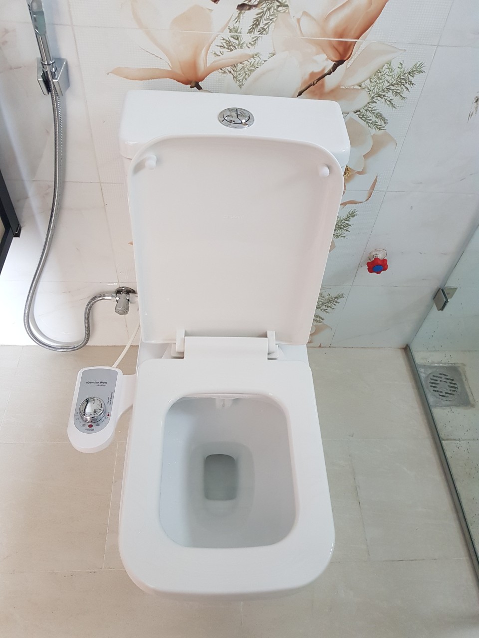 Vòi xịt rửa vệ sịnh thông minh HYUNDAE BIDET HB-8000 - 2 vòi phun 2 chế độ rửa