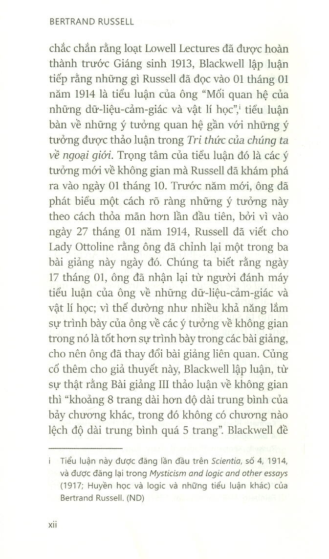 Sách IRED Books - Tri Thức Của Chúng Ta Về Ngoại Giới
