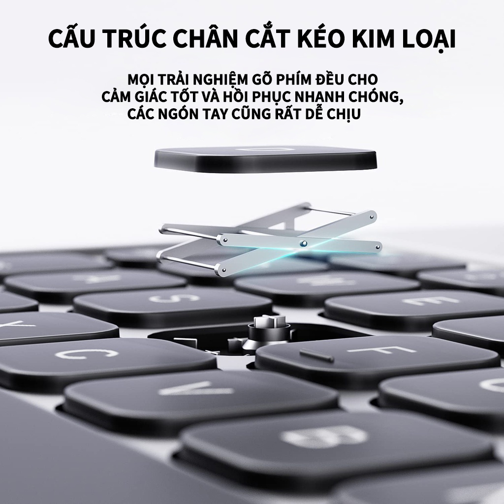 A1872 - Bàn phím Bluetooth GOOJODOQ cho iPad Bàn phím Case Mini 6 với ma thuật không dây có thể tháo rời từ tính