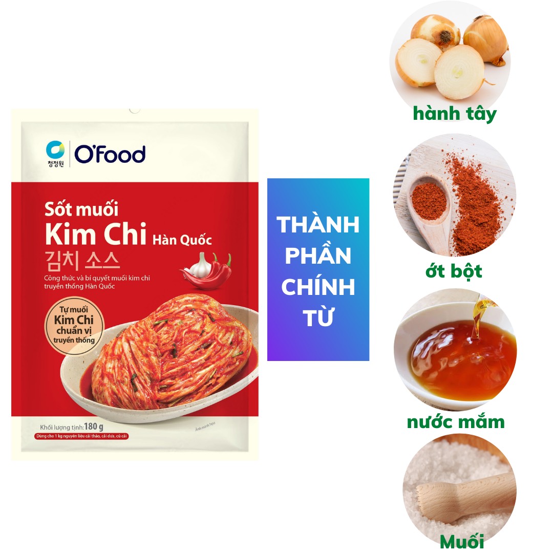 Sốt muối kim chi Hàn Quốc O'Food