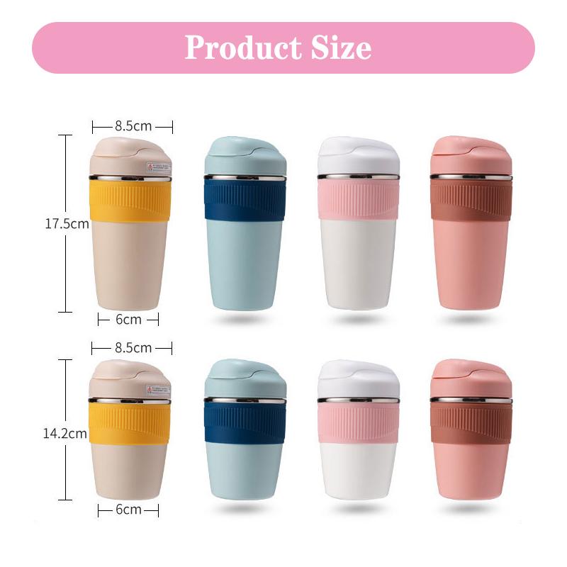 500Ml Di Động Chân Không Giữ Nhiệt Nước Cho Phụ Nữ Trẻ Em Thẳng Uống Cốc Hút Chân Không Thép Không Gỉ Cà Phê