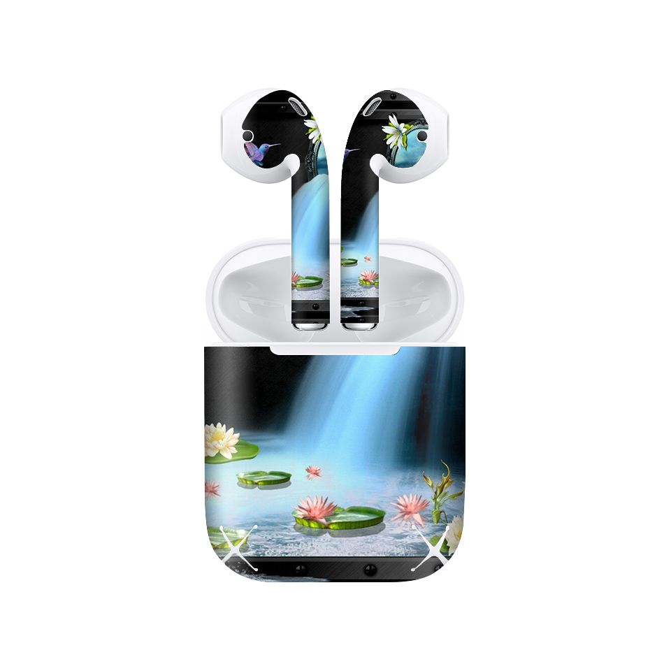 Miếng dán skin chống bẩn cho tai nghe AirPods in hình Họa tiết - HTx130 (bản không dây 1 và 2