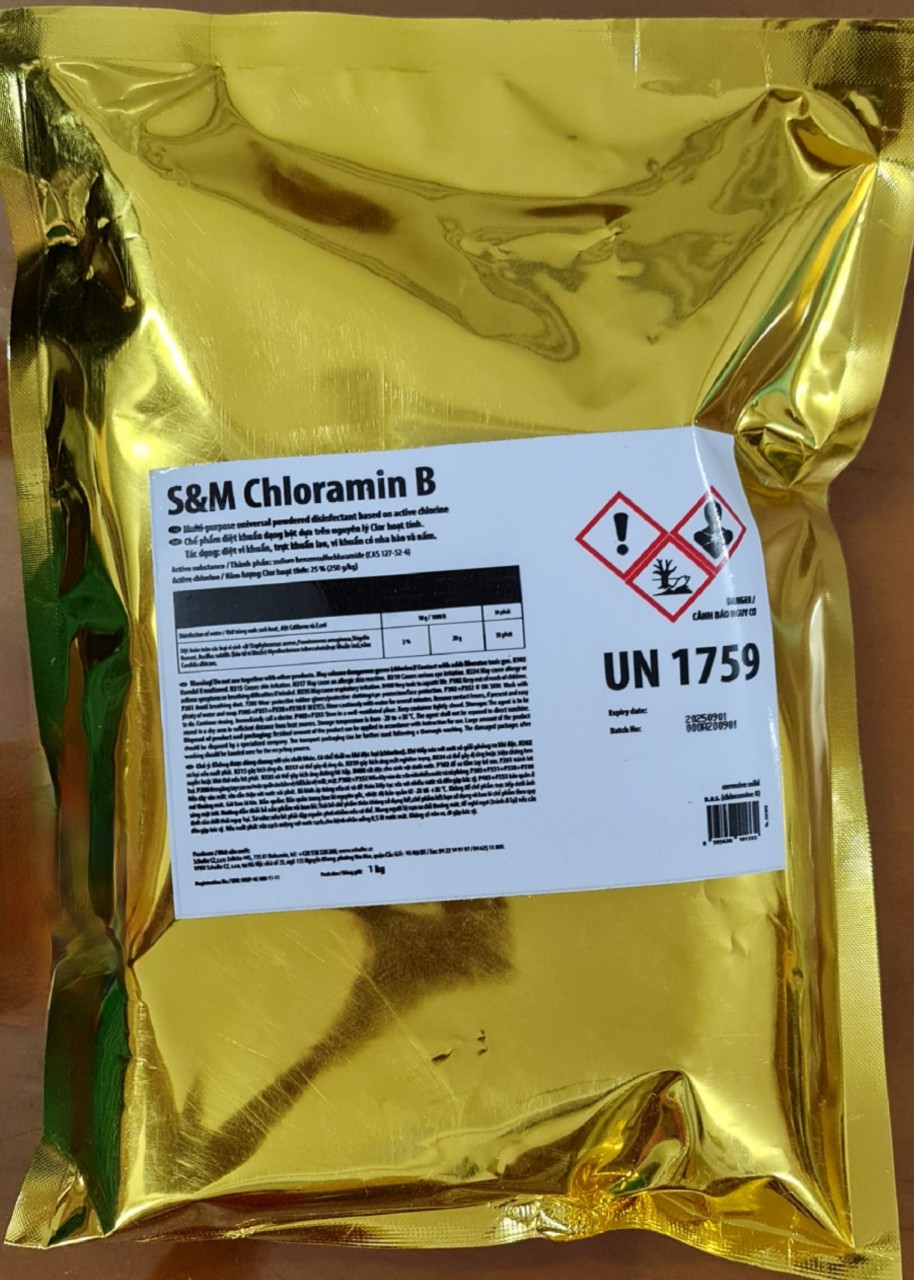 Bột Khử Khuẩn Sát Trùng CLORAMIN B Tiệp Khắc - 1kg