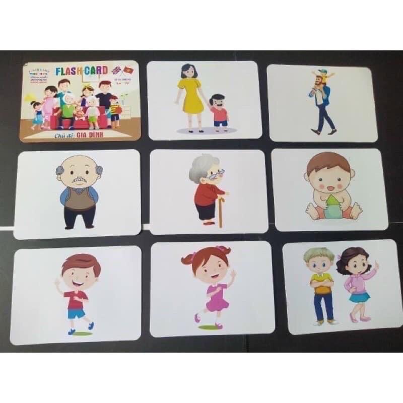 Thẻ Flash cảrd 19 chủ đề loại to và đẹp