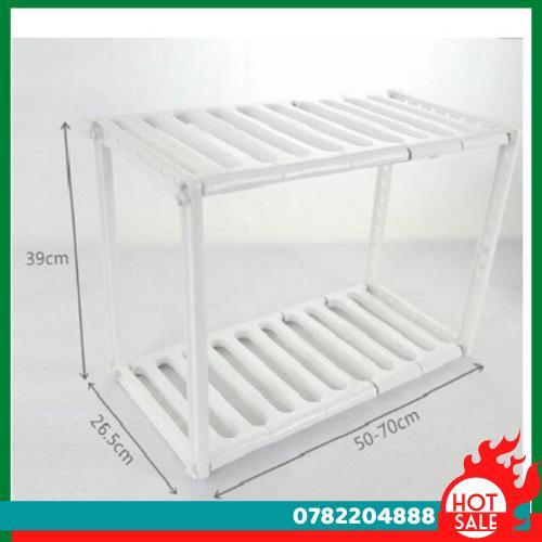 Kệ Bếp Đa Năng Màu Trắng Có Thể Thay Đổi Kích Thước - CH Hương Thị Miễn Phí Vận Chuyển
