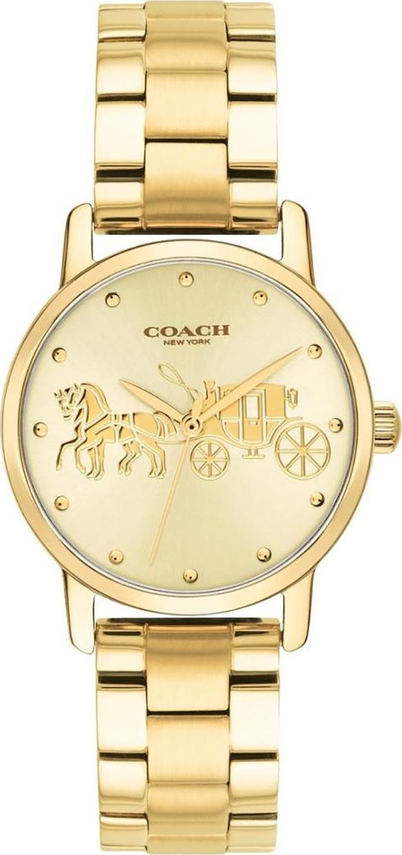 Đồng Hồ Coach 14502976 Nữ Dây PVD Vàng 28mm