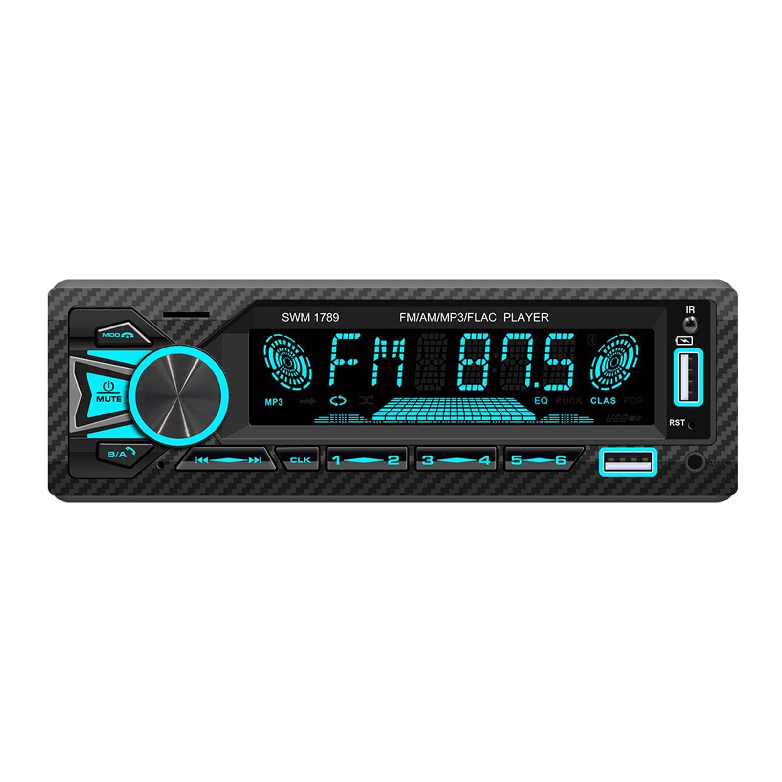 Car Stereo Receiver MP3 Player Mobile App Control AUX Input AM/FM Radio