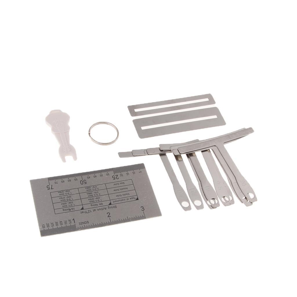 13Pieces Luthier Tools Set  for Electric Guitar Bass Setup Accessory