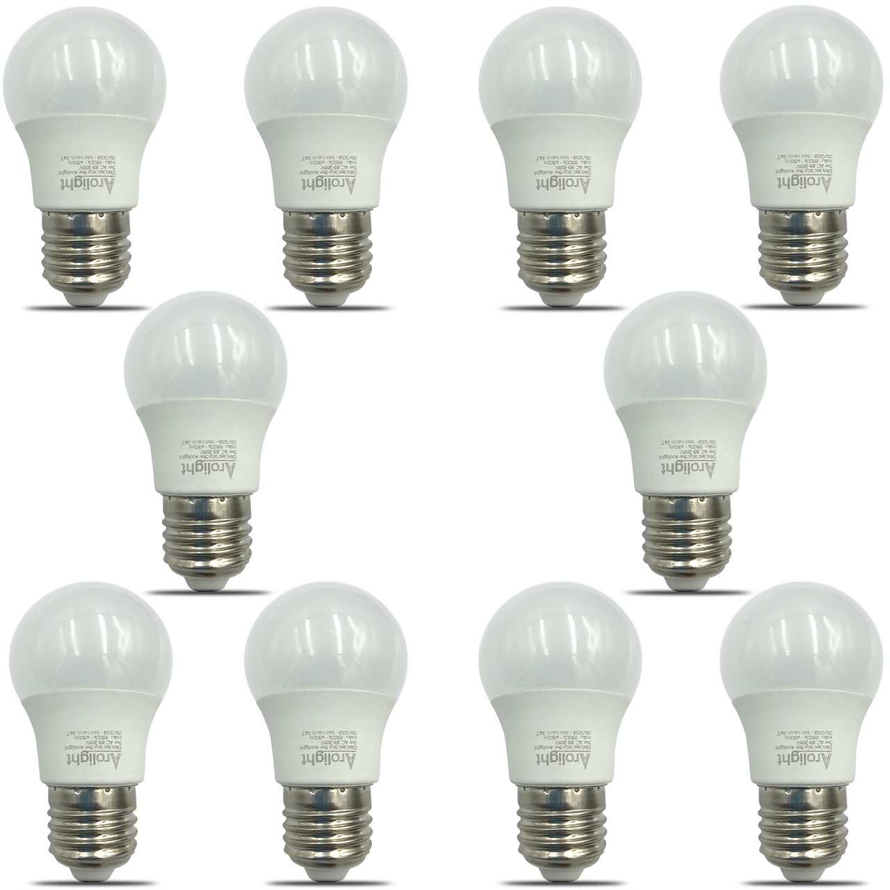 Bộ 10 bóng đèn LED Bulb kín nước 5W