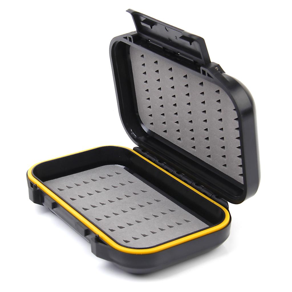 Double-layer Waterproof Fly Box Lure Storage Case with Foam Fly Drying Patch Replacement