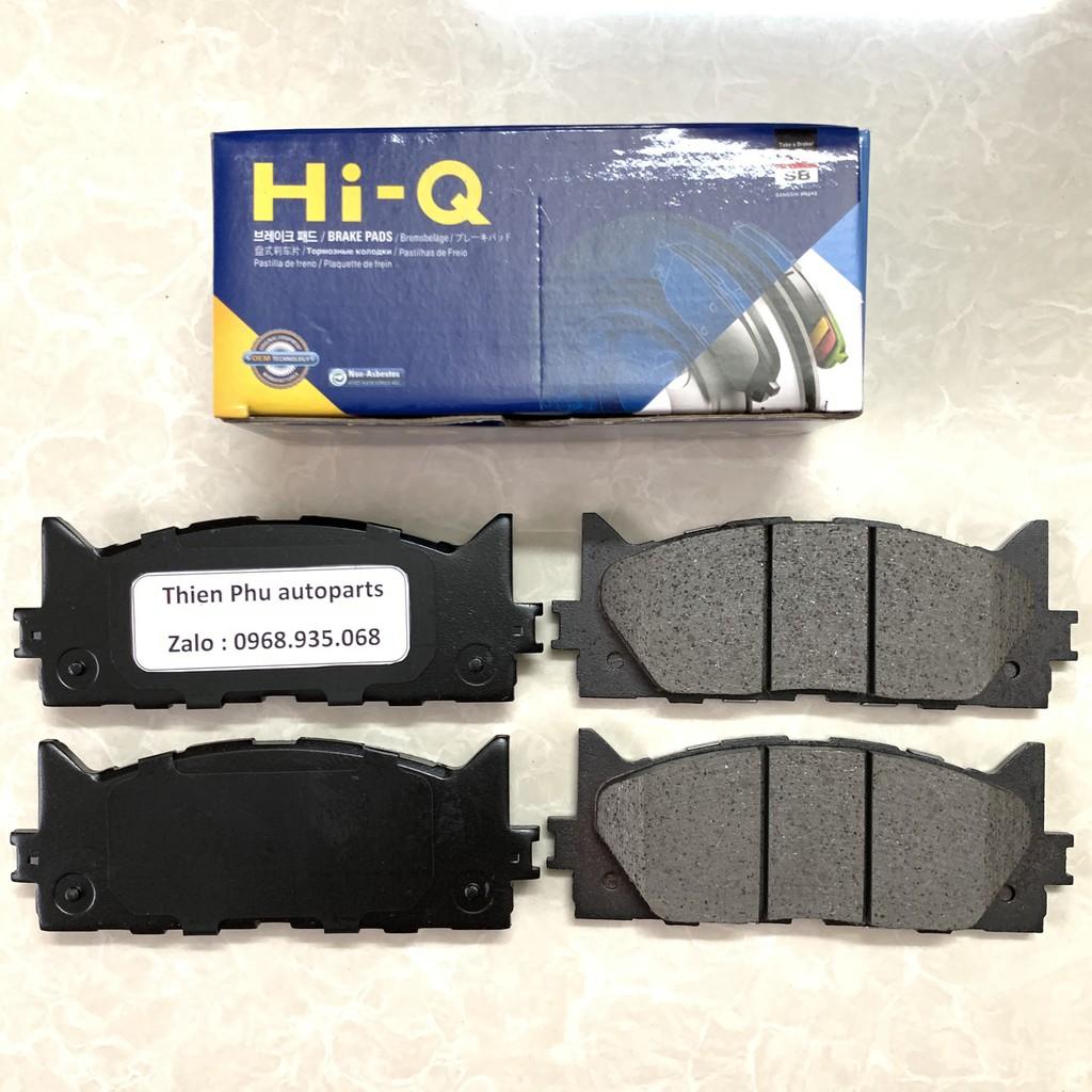 Má phanh chính hãng Hi-Q cho CAMRY TRƯỚC 2.4/3.5 + AVALON - Bố thắng trước. OEM Brake Pad: 0446506070