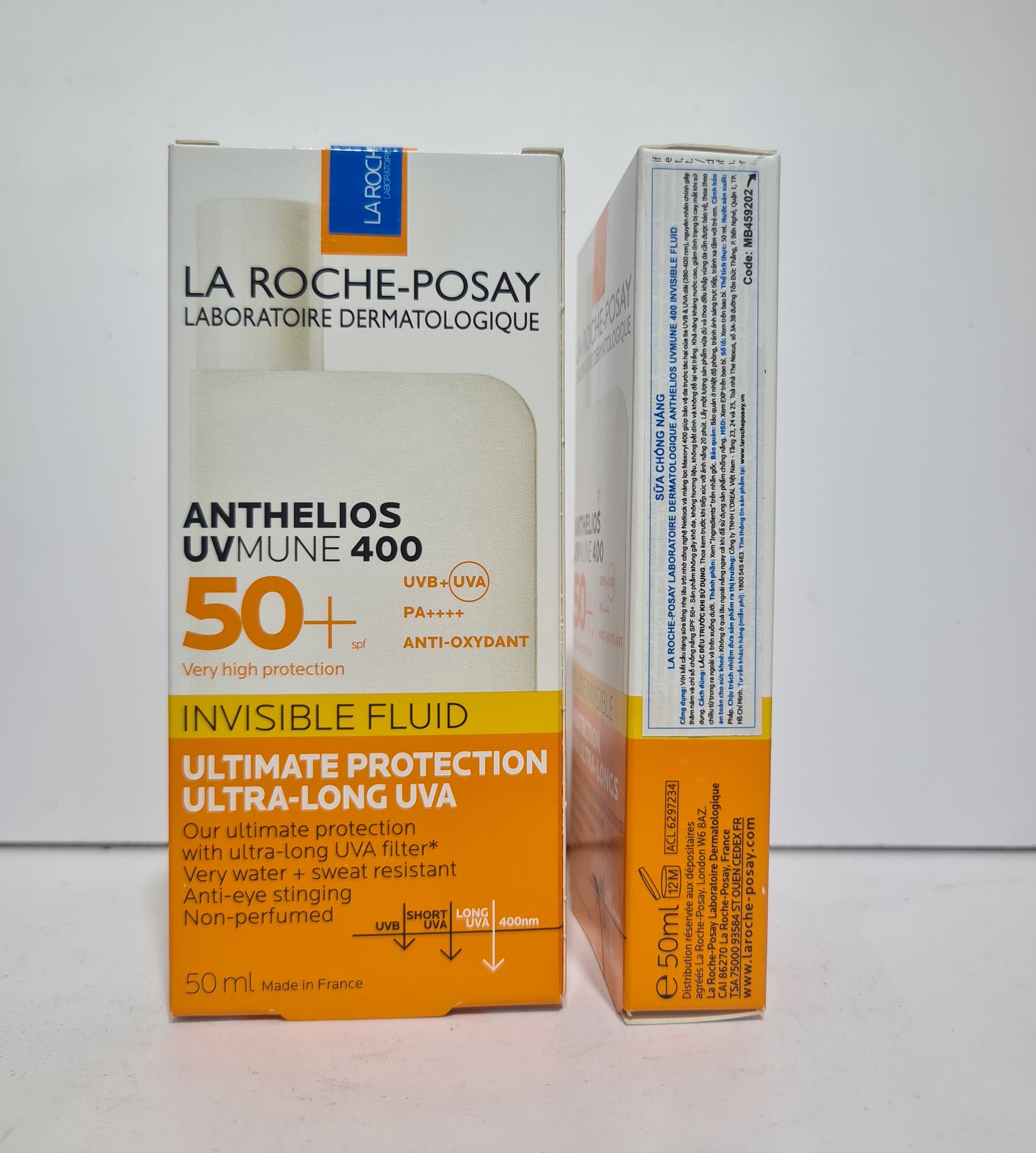 Sữa Chống Nắng La Roche-Posay Anthelios Fluide Invisible Uvmune 400 SPF50+ 50ml