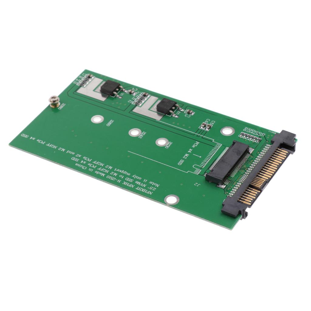 SFF-8639 NVME U.2 to NGFF M.2 M-Key PCIe SSD Adapter