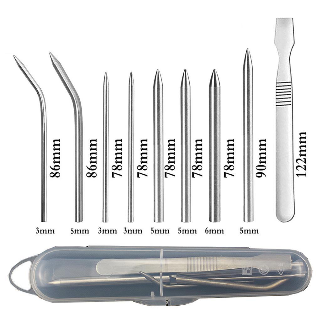 Fid Lacing Stitching Bracelet Leather Weaving Tool 10 Pieces