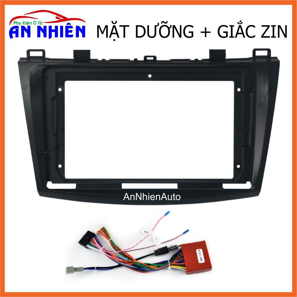 Màn Hình 9 inch Cho Xe MAZDA3 - Màn Hình DVD Android Tặng Kèm Mặt Dưỡng Giắc Zin Cho MAZDA