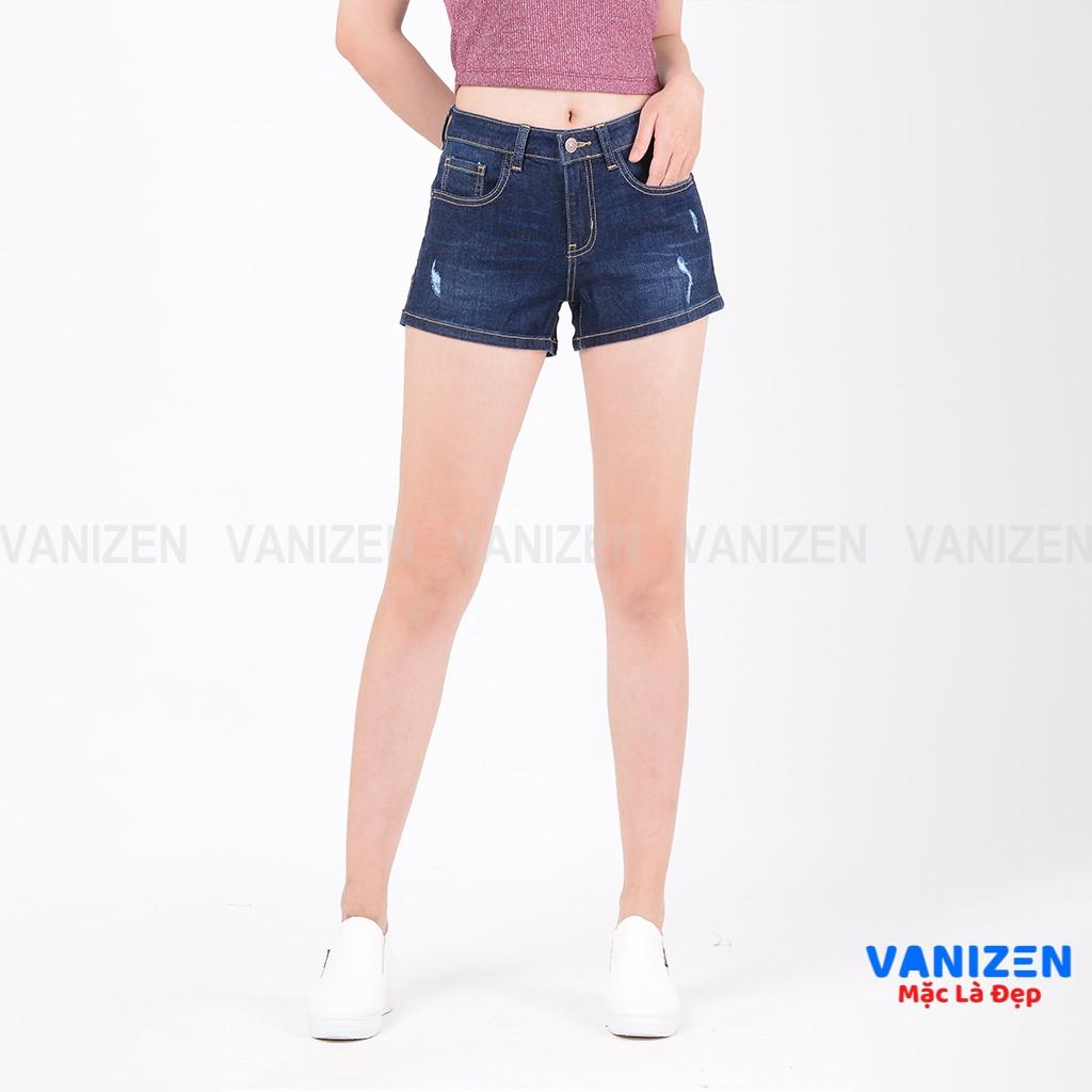 Quần short jean nữ ngắn đẹp lưng cao mã 426 VANIZEN