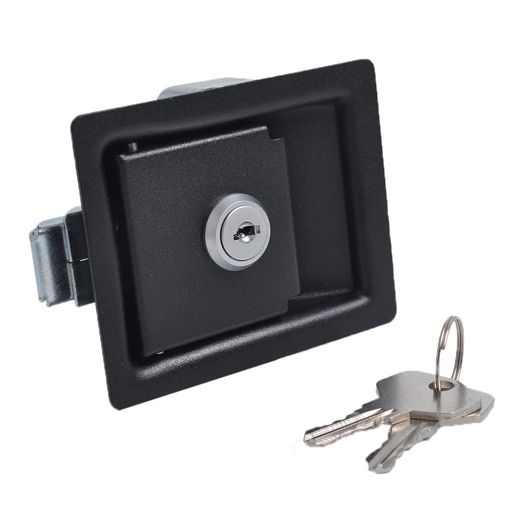 4x Carbon Steel Door Lock Latch Handle Knob for RV Camper Trailer