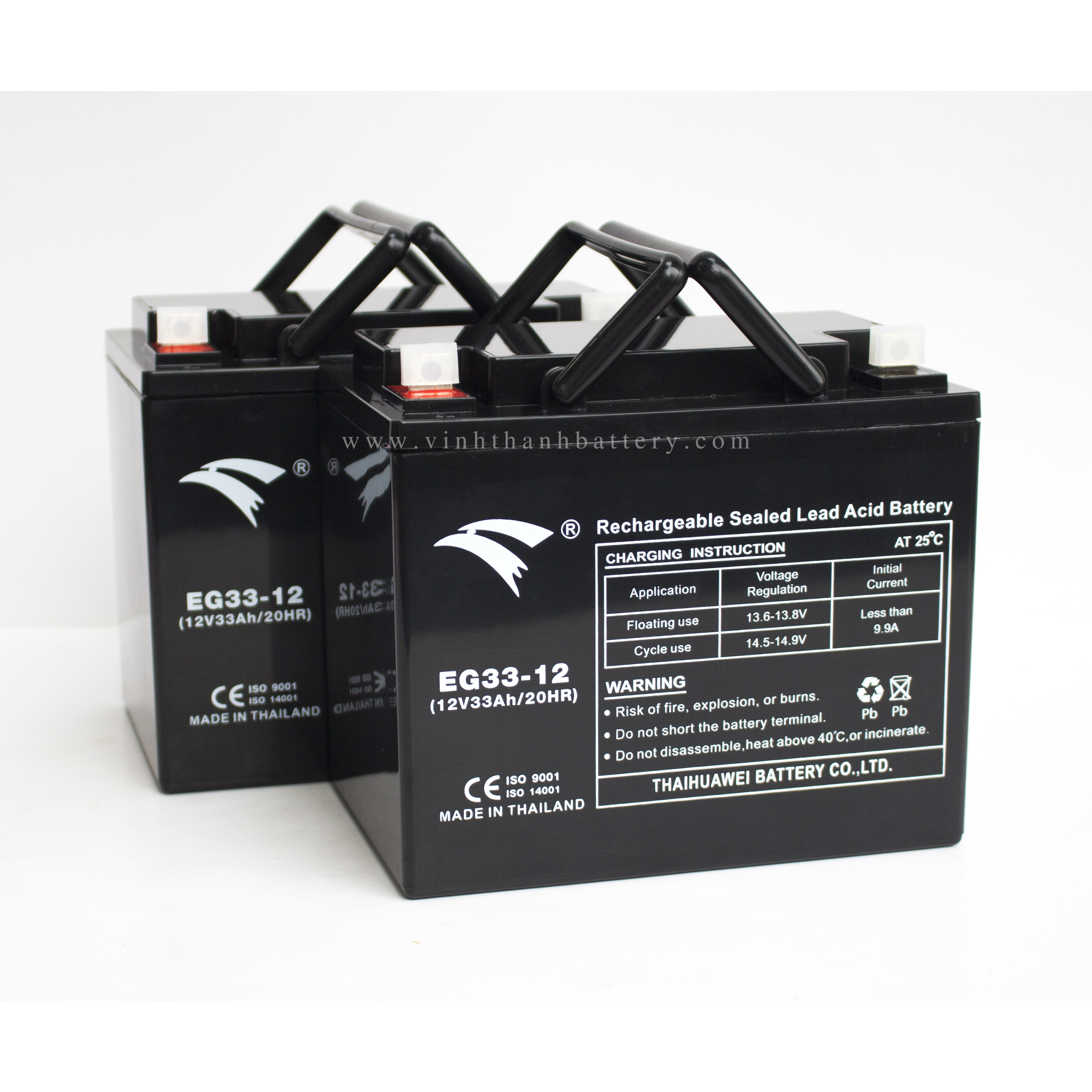 Ắc quy Năng lượng, Viễn thông, Công nghiệp EAGLE 12V - 33AH