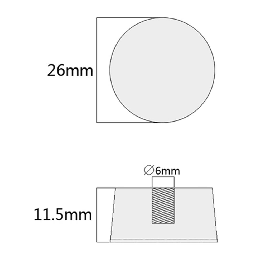 4X Đàn Guitar Tập Tông Núm Điều Khiển Núm cho Đàn Guitar Điện Nâu