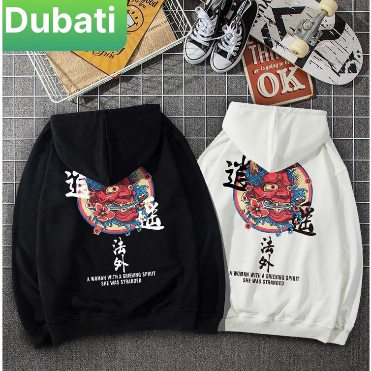 ÁO KHOÁC HOODIE CHẤT VẢI NỈ QUỶ NGẬM KIẾM CHỐNG LẠNH NẶNG ĐÔNG HÈ UNISEX- DUBATI FASHION