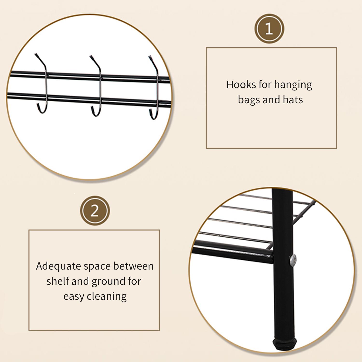 Giá kệ treo quần áo bằng Thanh thép cacbon