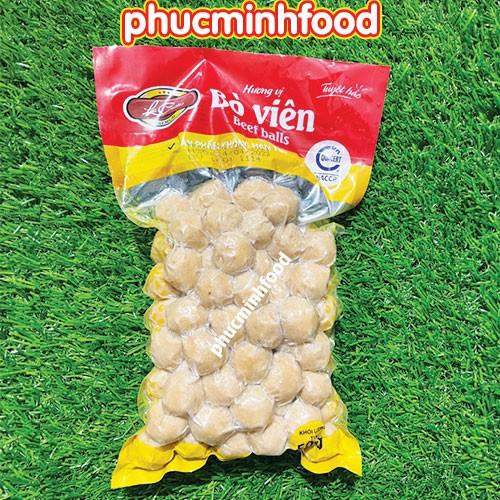 Bò viên chiên Lacusina , bò viên loại 1 - viên thơm mùi bò, dai vừa, chiên lên không teo 500gram