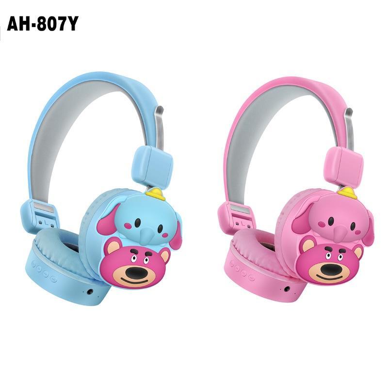 Tai Nghe Bluetooth Không Dây Hình Hoạt Hình Disney Dễ Thương Kèm Micro HD Làm Quà Tặng Cho Trẻ Em