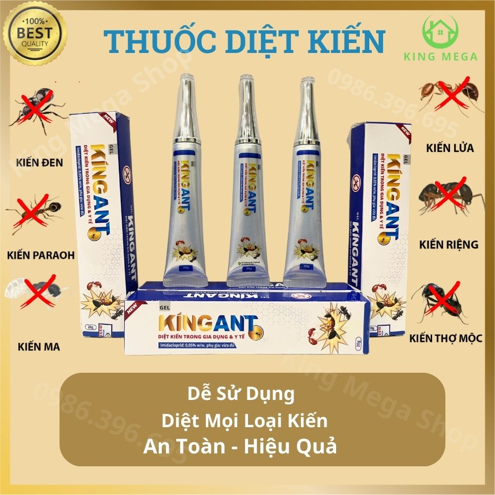Thuốc diệt kiến KingAnt - Diệt tận gốc mọi loại kiến - An toàn hiệu quả 100%