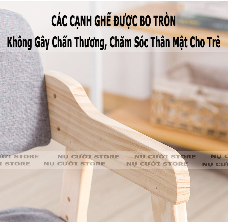 Ghế Ngồi Trẻ Em; Ghế Học Tập, Ăn Dặm; Ăn Uống; Ghế Tựa Lưng Điều Chỉnh Độ Cao