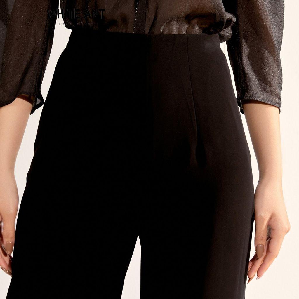 Quần Suông Công Sở Cạp Cao WHITE ANT MILCAH WIDE LEG TROUSERS Thiết Kế Ống Rộng Tôn Dáng 160200103