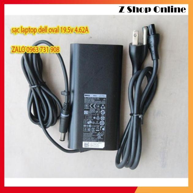 Sạc Dùng Cho laptop dell oval 90W Chân Kim To