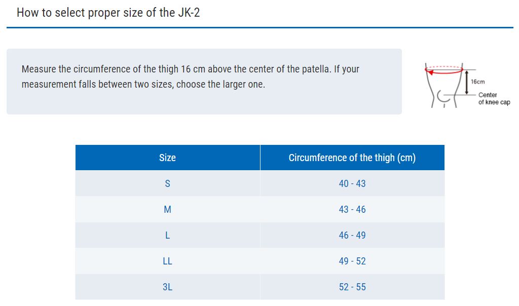 ZAMST JK-2 (Knee support)