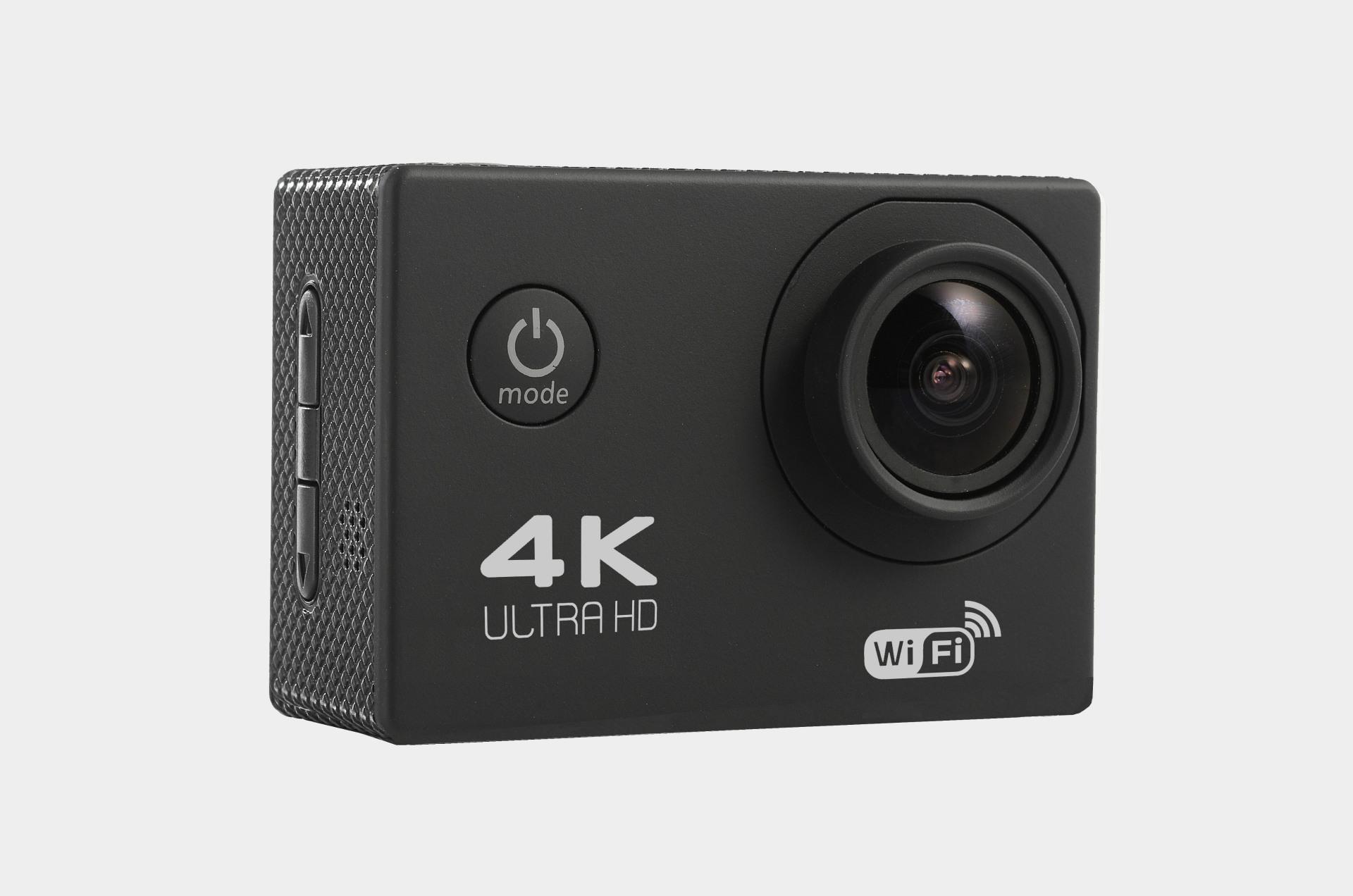 Đảm Bảo Chất Lượng Thể Thao Ngoài Trời Camera Chống Thấm Nước Bơi Mũ Bảo Hiểm Du Lịch Selfie DV Di Động Màn Hình Trên Không Camera HD