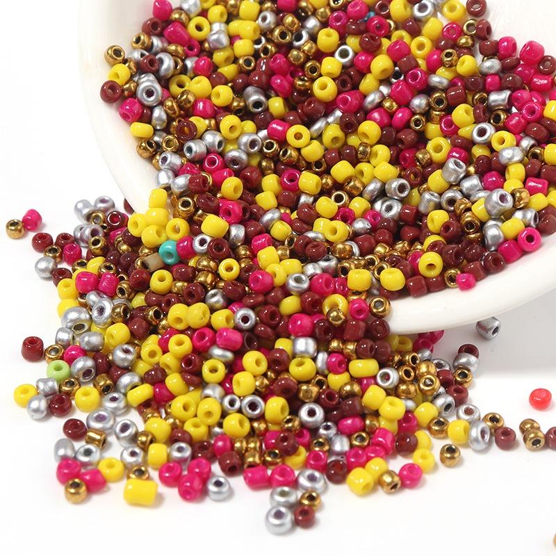 Bộ 1000 Hạt Thủy Tinh 2Mm Dùng Làm Trang Sức diy