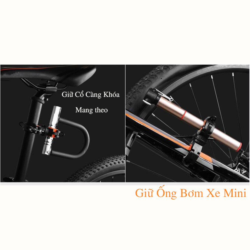 Chân Đế Gắn Đèn Pin Vào Xe Đạp Xoay 360 Độ Gắn Đầu Phía Trước Ghi Đông Xe Đạp Cao Cấp Mai Lee (Không Kèm Đèn Pin)