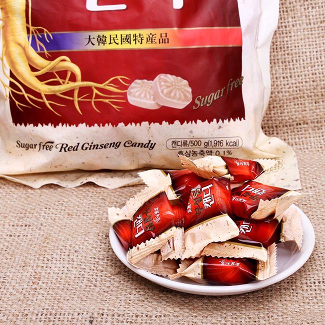 Kẹo sâm không đường Hàn Quốc (500g)