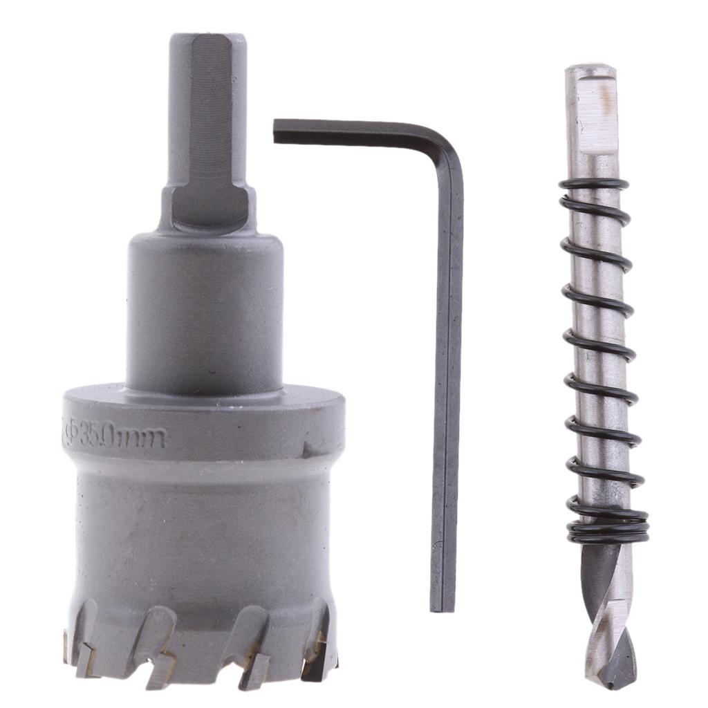 2 Set Precise Drill Bit for Ceramic Tiles Metal DIY Woodworking 35mm & 55mm