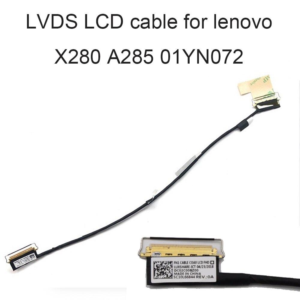 Connectors X280 LCD LVDS FHD Video Cable For lenovo ThinkPad A 285 FHD 01YN072 DC02C00BZ10 touch 01YN073 DC02C00C610 HD 01YN071