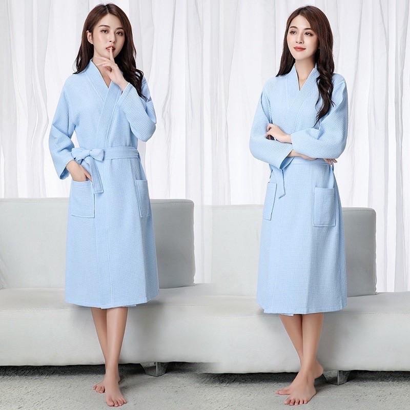 ÁO CHOÀNG TẮM KHÁCH SẠN CAO CẤP - Chất Liệu 100% Cotton Thoáng Mát Cao Cấp- Không Xù