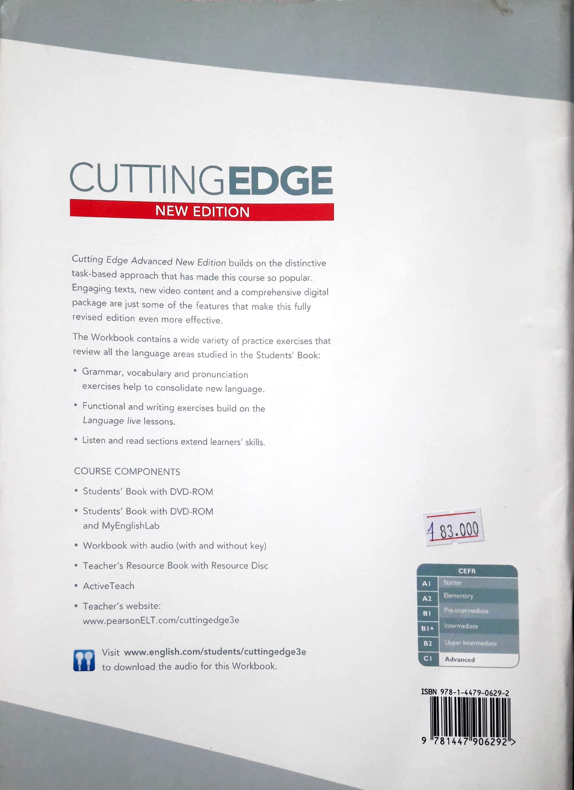 Cutting Edge Advanced Workbook with Key