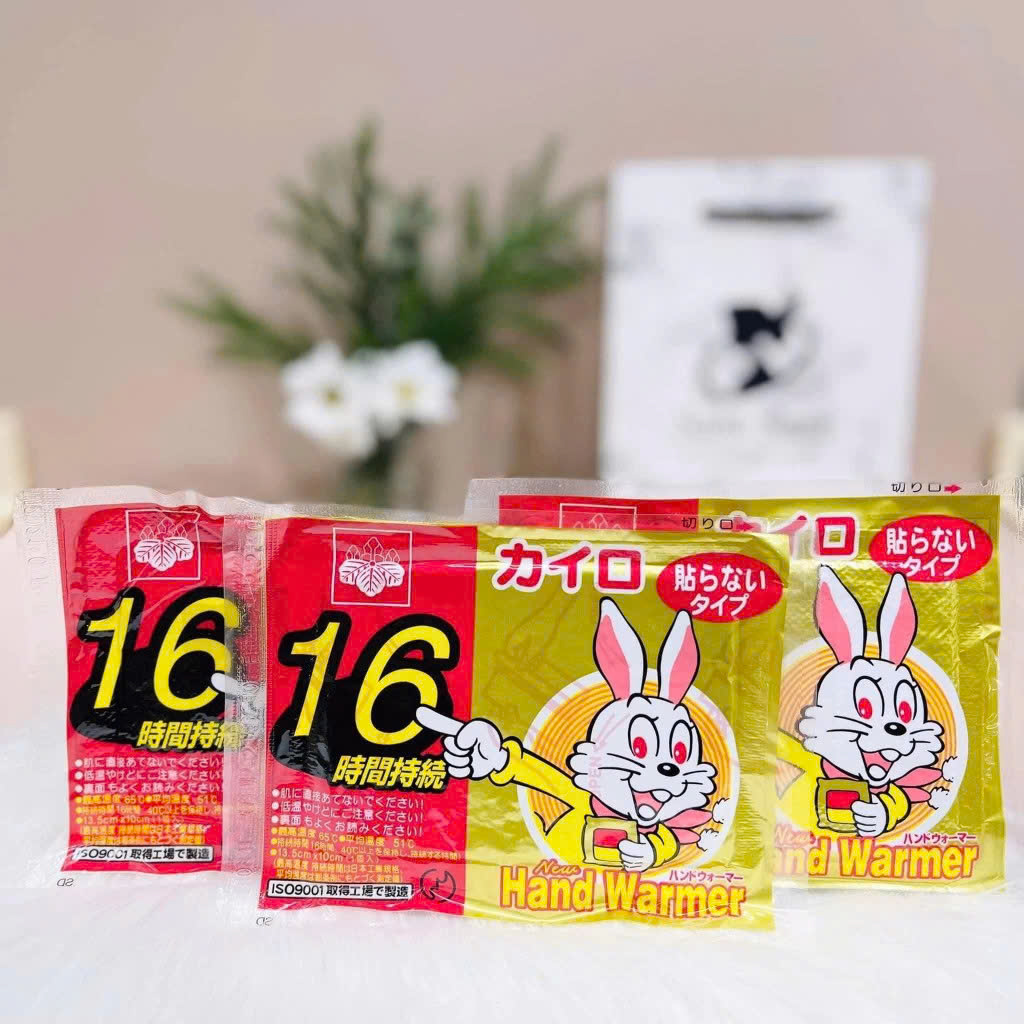 COMBO 4 Miếng Dán Giữ Nhiệt Nhật Bản - Giữ Ấm Cơ Thể Đến 16h Miếng Sưởi Quạt Sưởi - Hàng Nhập Khẩu