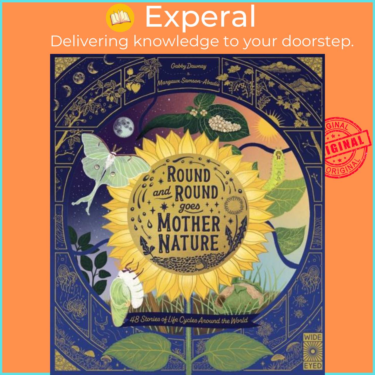 Hình ảnh Sách - Round and Round Goes Mother Nature - 48 Stories of Life Cycles A by Margaux Samson Abadie (UK edition, hardcover)
