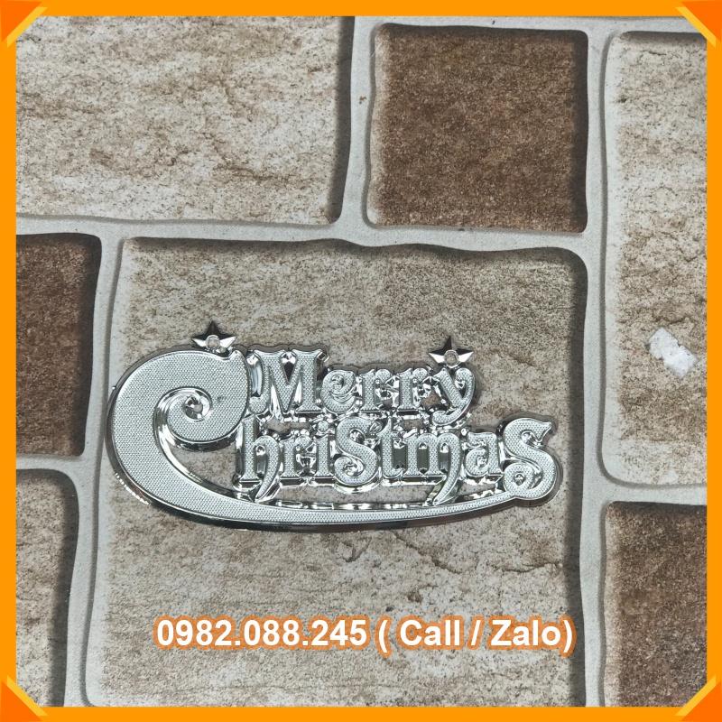 Phụ kiện trang trí noel Chữ merry christmas trang trí noel nhiều kích cỡ
