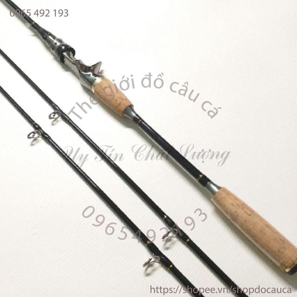 Cần câu cá 2m1 máy ngang FISHING ROD 2 ngọn ( rẻ vô địch )