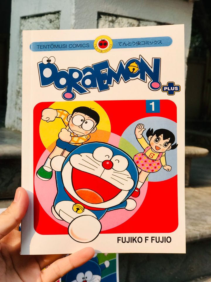 Doraemon và doraemon plus tiếng anh in giấy chống lóa