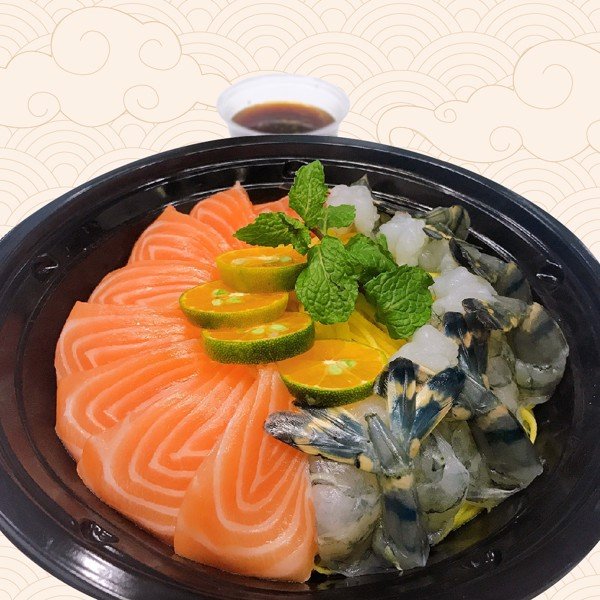 Cá Hồi & Tôm Sốt Wasabi