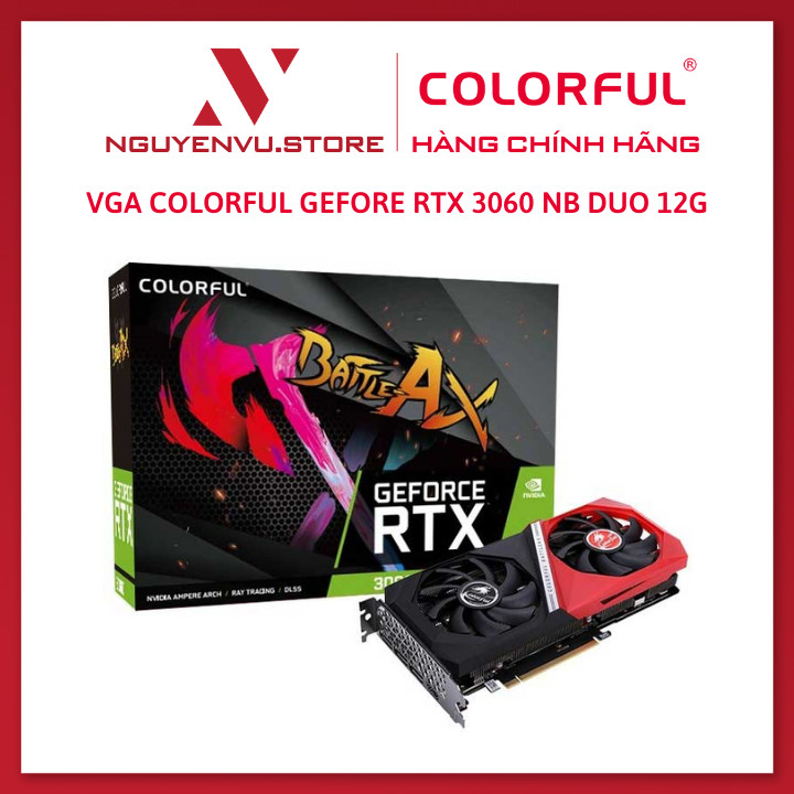 Card màn hình Colorful Gefore RTX 3060 NB DUO 12G - Hàng Chính Hãng